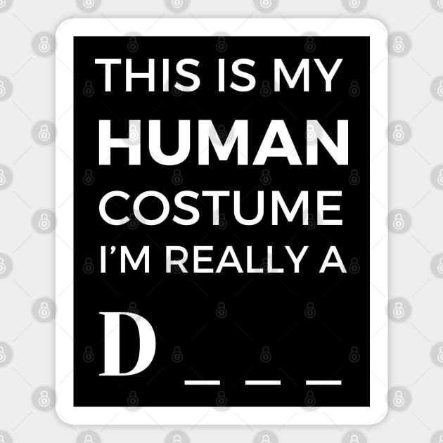 This is my human costume Magnet by normallystable